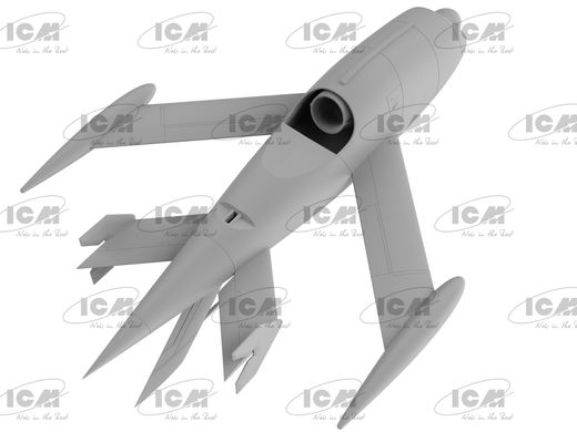 Assembled model 1/48 aircraft Q-2A (XM-21, KDA-1) Firebee, American unmanned aircraft (2 aircraft and p