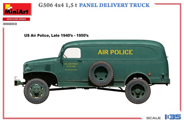 Збірна модель 1/35 вантажівка G506 4x4 1,5t MiniArt 38083