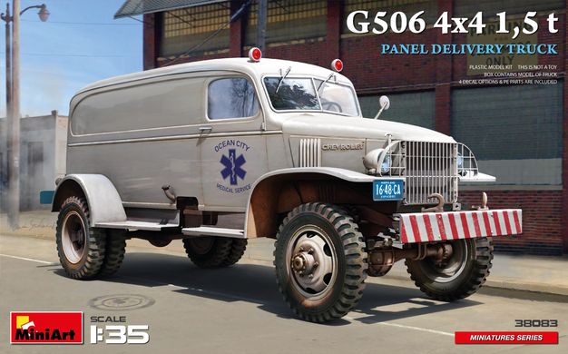 Сборная модель 1/35 грузовик G506 4x4 1,5t MiniArt 38083
