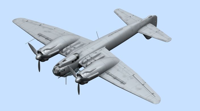 Збірна модель 1/48 літак Ju 88A-4, Німецький бомбардувальник 2 Світової війни ICM 48233