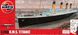 Assembled model 1/700 of the cruise liner Titanic R.M.S. Titanic Starter Kit Airfix A50164A