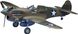 Assembled model 1/32 P-40E Warhawk fighter Hasegawa 08879