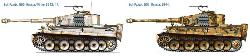 Сборная модель 1/35 танк Pz.Kpfw. VI Тигр I Ausf. E mid production Italeri 6507