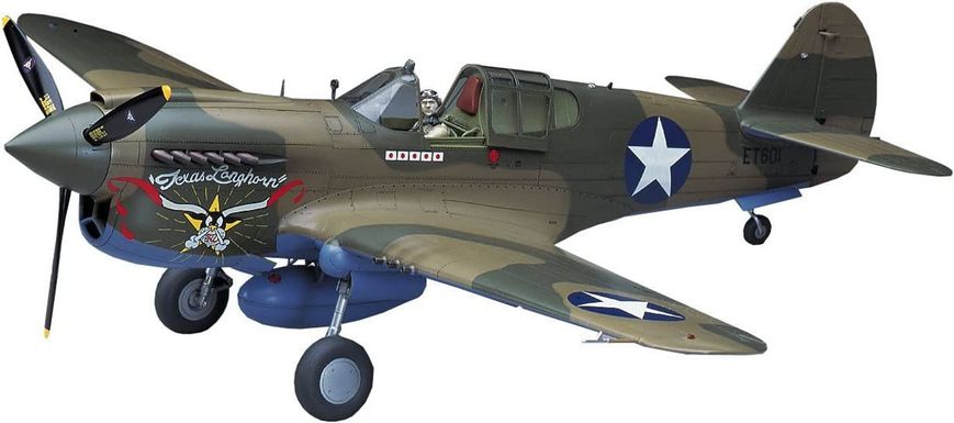 Збірна модель 1/32 винищувач P-40E Warhawk Hasegawa 08879