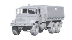 Сборная модель 1/72 из смолы 3D печать бортовой грузовик КРАЗ 6322 BOX24 72-026