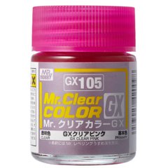 Lacquer GX Clear Pink (18ml) Mr.Hobby GX105