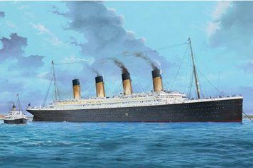 Prefab model 1/200 ship Titanic (with LED's) Trumpeter 03719