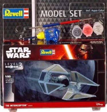 Збірна модель 1/90 Star Wars TIE Interceptor Model-Set Revell 63603