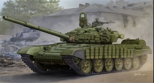 Сборная модель 1/35 москльский танк T-72B/B1 MBT Trumpeter 05599