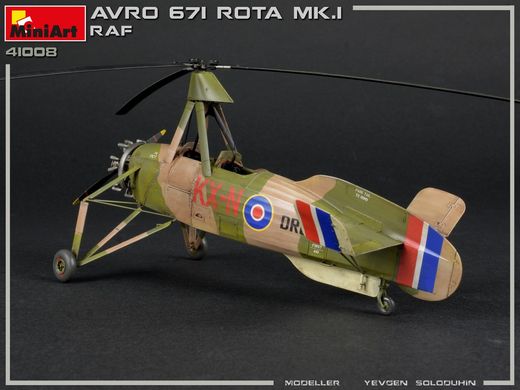 Сборная модель 1/35 британский летательный аппарат Avro 671 Rota Mk.I RAF MiniArt 41008