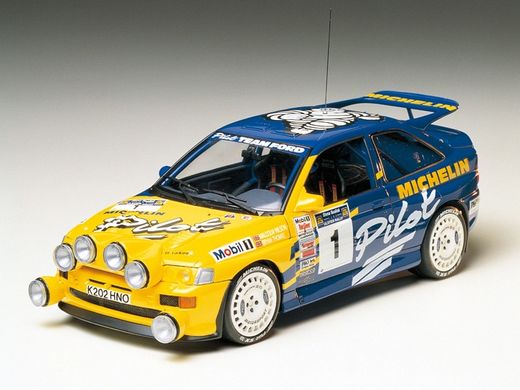 Сборная модель 1/24 1993 года автомобиль Ford Escort RS Cosworth Michelin Pilot Tamiya 24153