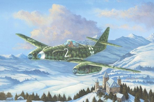Сборная модель 1/48 Messerschmitt Me 262 A-1a/U3 HobbyBoss 80371