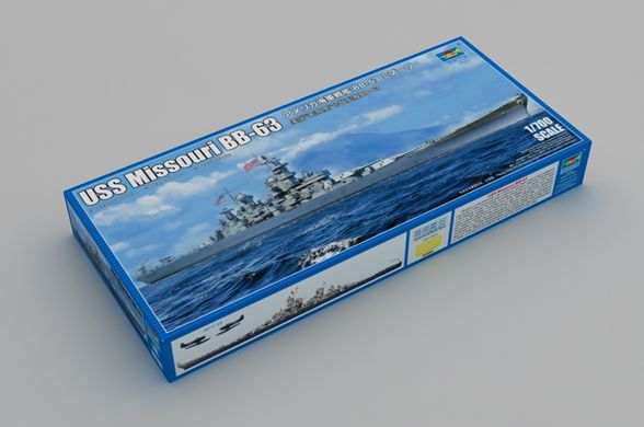 Battleship USS Missouri BB-63 Trumpeter 06748 1/700 build model