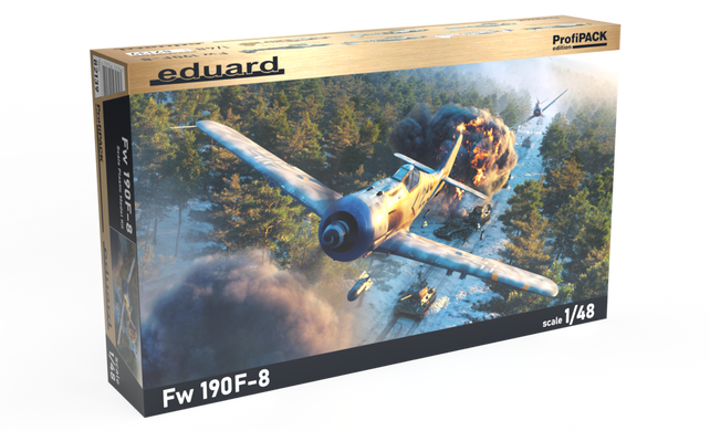 Збірна модель 1/48 літака Fw 190F-8 Profipack edition Eduard 82139