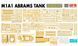 Assembly model 1:35 tank M1A1 Abrams Ukraine Rye Field Model 5120