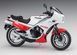 Сборная модель 1:12 мотоцикла Kawasaki KR250 "White/Red Color" (1984) Hasegawa 21745