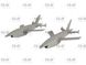 Сборная модель 1/48 самолет Q-2C (BQM-34A) Firebee, американский беспилотный самолет (2 самолета и пилоны) ICM 48403