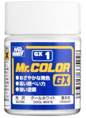 Нитрокраска Mr.Color (18ml) Холодный белый (глянец) GX1 Mr.Hobby GX1