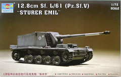 Збірна модель 1/72 танк Sturer Emil 12,8 cm Sf. L/61 Trumpeter 07210