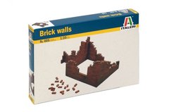 Сборная модель 1/35 диорами Brick Walls Italeri 0405