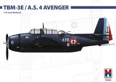 Сборная модель Самолета Grumman TBM-3E/A.S.4 Avenger Hobby 2000 72036 1:72