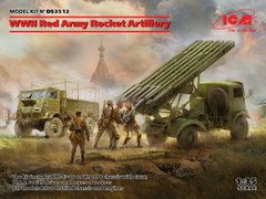 Assembled models 1/35 Red Army IISV jet artillery (BM-13-16 on W.O.T. 8 chassis, Model W.O.