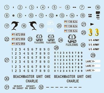 Assembly model 1:35 truck LARC-V Early Version Das Werk 35034