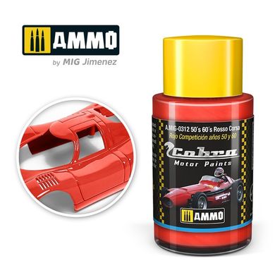 Cobra Motor 50´s 60´s Rosso Corsa Ammo Mig 0312 paint