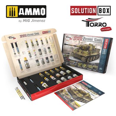 Set of solutions German tanks of the Second World War (WWII German Tanks) Ammo Mig 2414300000