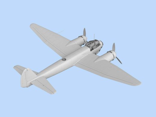 Сборная модель 1/48 самолет Ju 88A-11, Немецкий бомбардировщик 2 Мировой Войны ICM 48235