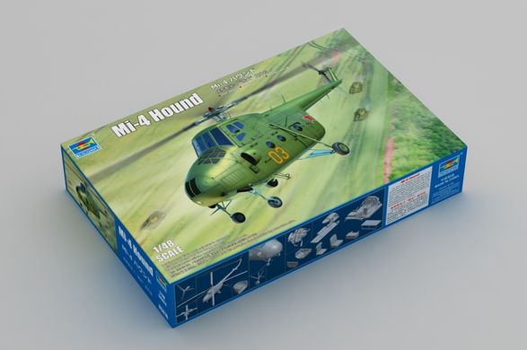 Збірна модель 1/48 вертоліт Мі-4 "Гонча" Trumpeter 05816