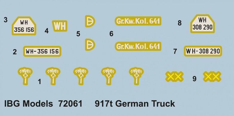 Збірна модель 1:72 вантажівка 917t German Truck IBG Models 72061
