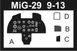 Фототравлення 1/72 для збірної моделі MiG-29 9-13 (for ICM kit) ACE PE7254, В наявності
