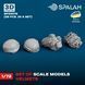 Набор масштабных моделей 1:72 шлемы (36 шт.) SPALAH 23072