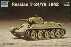Збірна модель 1/72 танк T-34/76 Model 1942 Trumpeter 07206