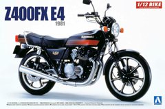 Сборная модель мотоцикла Kawasaki Z400FX E4 Aoshima 05429 1/12