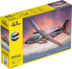 Prefab model 1/72 airplane Transall C-160 "Retro Brummel" Starter kit Heller 56358