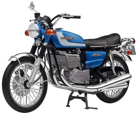 Сборная модель 1:12 мотоцикл Suzuki GT380 Hasegawa 21505