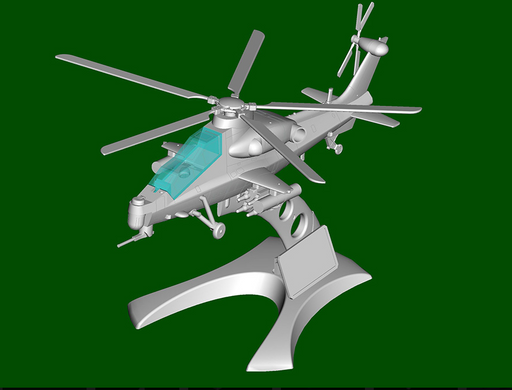 Збірна модель 1/72 гелікоптер WZ-10 Thunderbolt Snap Kit LED HobbyBoss 81904