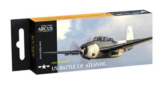 Набор эмалевых красок US Battle of Atlantic Arcus 5099