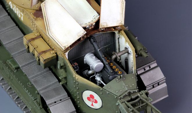 Assembled model 1/35 tank FT-17 (Case Turret) Meng Model TS008
