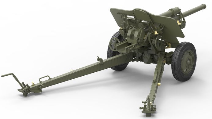Сборная модель 1/35 Пушка USV-BR 76-mm GUN Мод. 1941 г. MiniArt 35129
