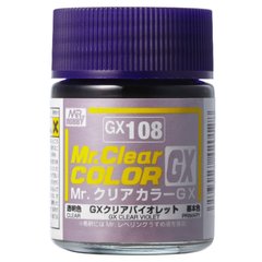 Лак GX Clear Violet (18ml) Mr.Hobby GX108