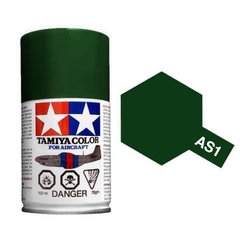 Аэрозольная краска AS1 Темно-зеленый (Dark Green) Tamiya 86501