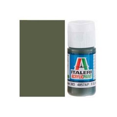 Акриловая краска зеленый Flat Green 383 20ml Italeri 4857
