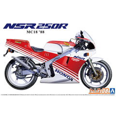 Збірна модель 1/12 мотоцикл Honda MC18 NSR250R '88 Aoshima 06556