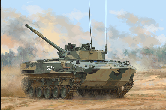 Збірна модель 1/35 десантний танк БМД-4М Airborne Infantry Fighting Vehicle BMD-4M Trumpeter 09582