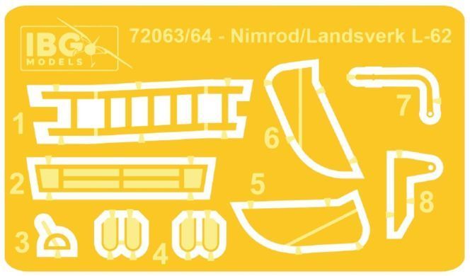 Сборная модель 1:72 ЗСУ 40M Nimrod Hungarian Selfpropelled Anti-Aircraft Gun IBG Models 72063