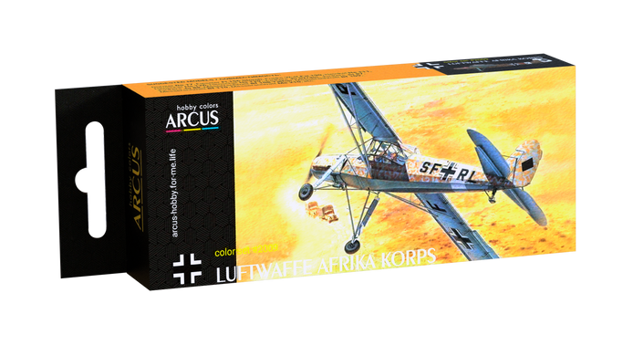 Набір емалевих фарб Luftwaffe Afrika Korps Arcus 2009