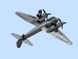 Assembled model 1/48 aircraft Ju 88A-4, World War 2 Axis bomber ICM 48237